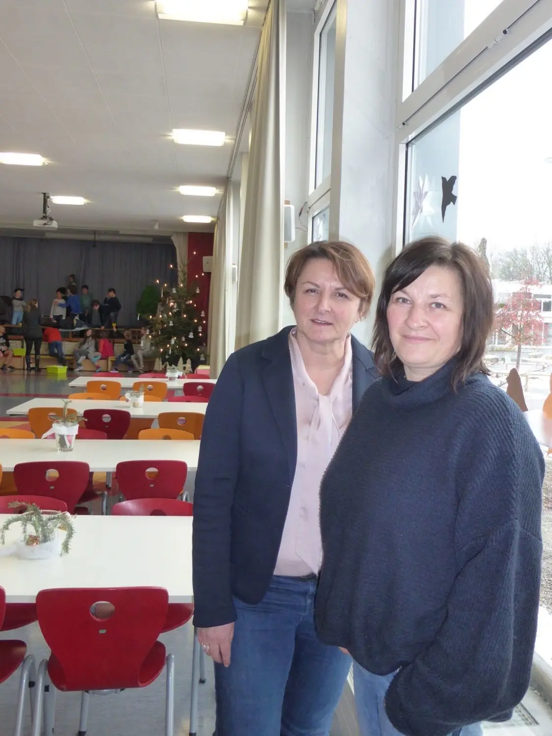 Gestalten den Offenen Ganztag: Rektorin Silvia Janjanin (links) und OGTS-Leiterin Dörte Kunert.