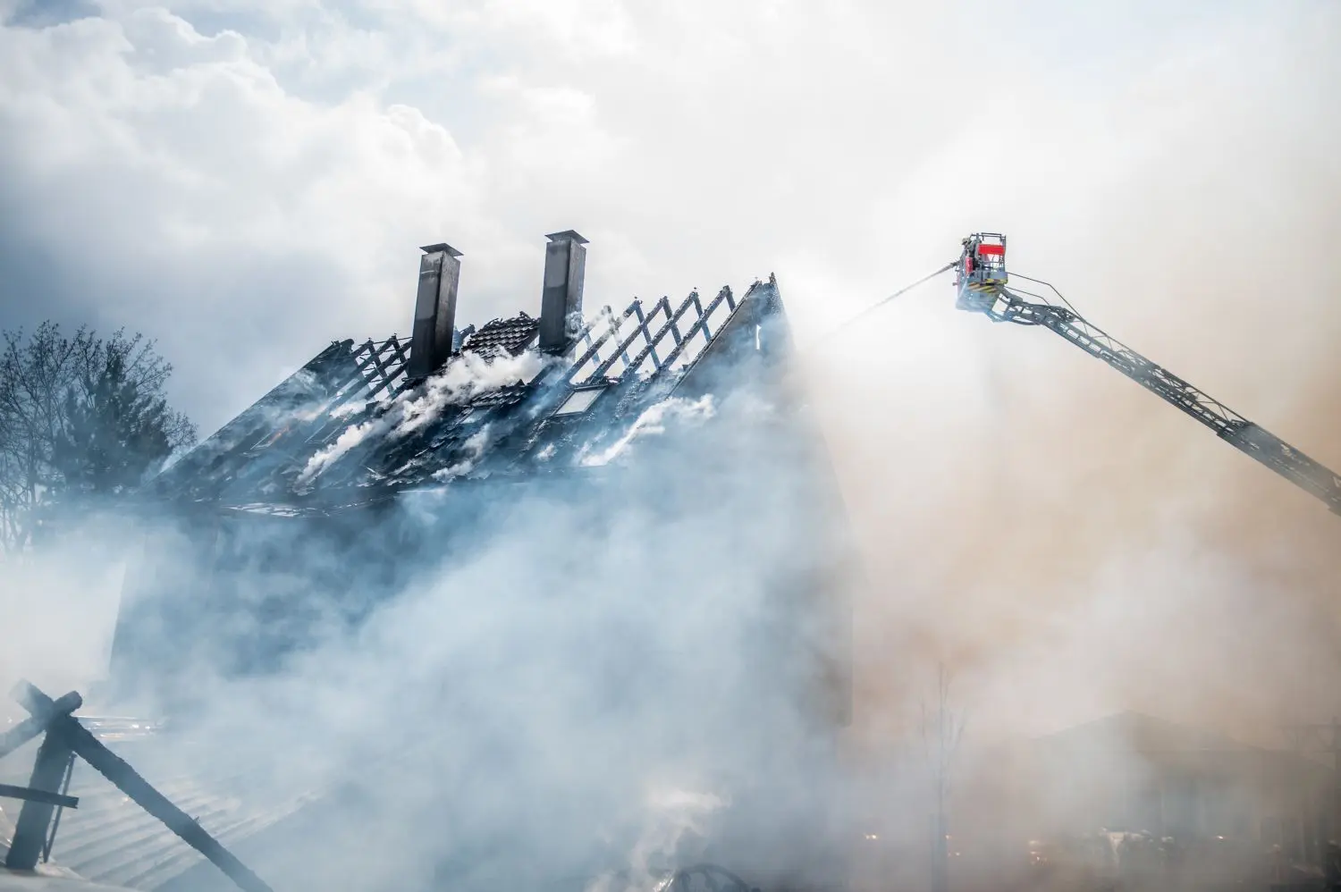 Großeinsatz der Feuerwehr in Eislingen.