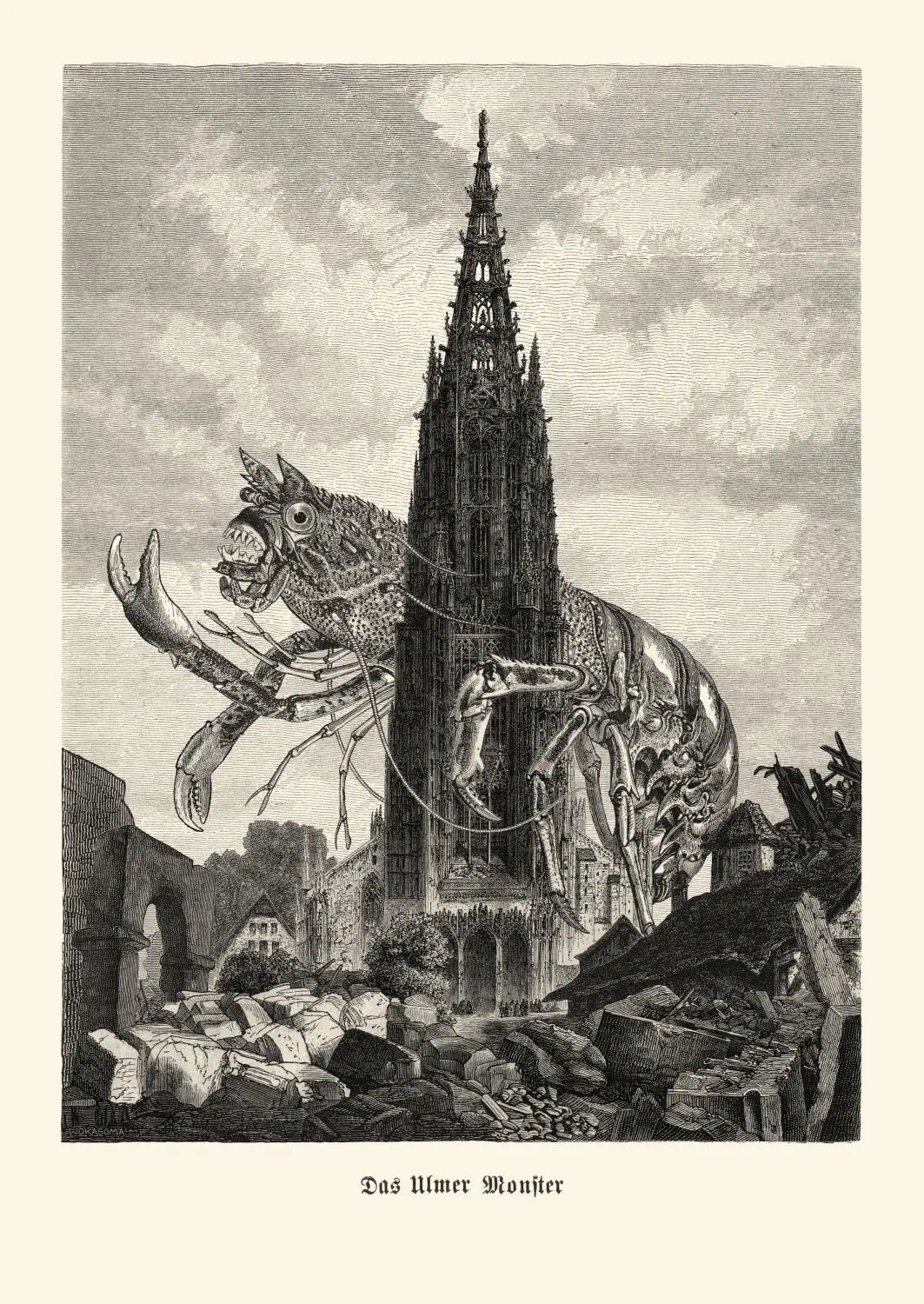 Das „Ulmer Monster“ ist das neueste Werk des Pop-Artists Florian Schröder.