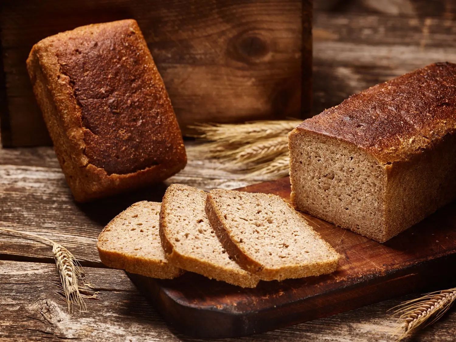 Roggenbrot aus Sauerteig.