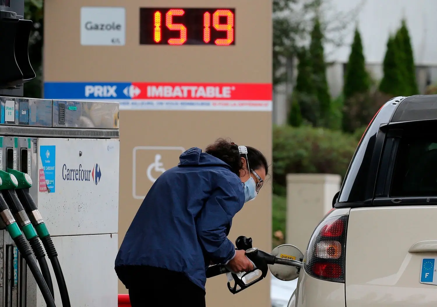 Diesel Tanken In Frankreich