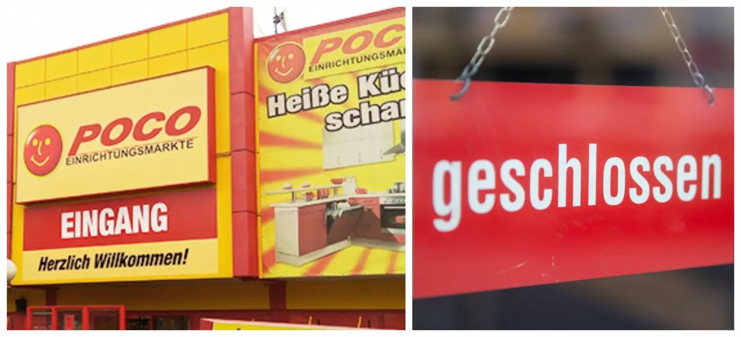 Corona Poco MöbelDiscounter schließt alle Filialen Markt in Eningen