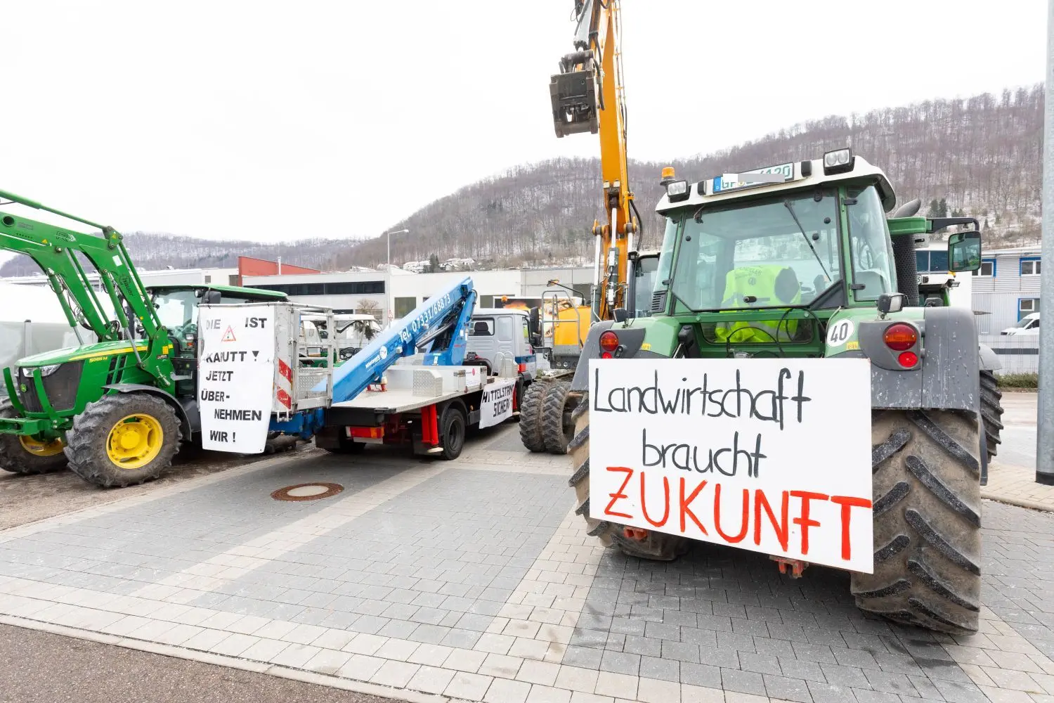 Die Demonstrationen fanden in Geislingen am Montagmorgen zwischen 9 und 12 Uhr statt.