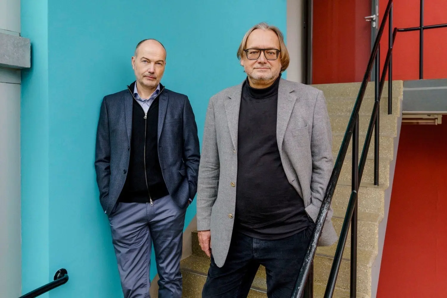 Ein bewährtes Team: Kai Michel (links) und Harald Meller. Nach dem Bestseller „Die Himmelsscheibe von Nebra“ haben die beiden nun „Das Rätsel der Schamanin“ gemeinsam verfasst.
