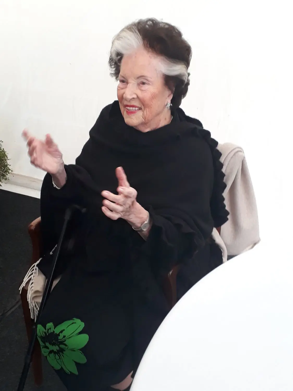 Jubilarin Isolde Grupp.