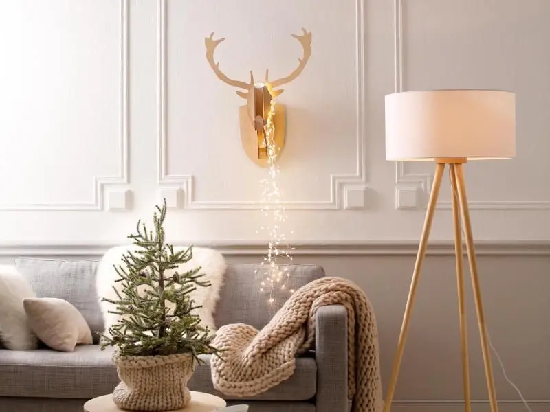 Helle Farben, Elemente der Natur: Nachhaltigkeit spielt optisch eine Rolle bei der Weihnachtsdekoration.