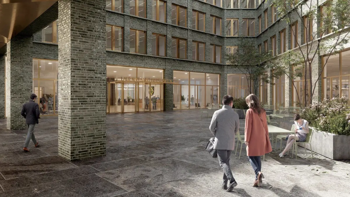 Das neue Landratsamt soll modern gestaltet werden. ⇥
Reutlingen Landratsamt Neubau