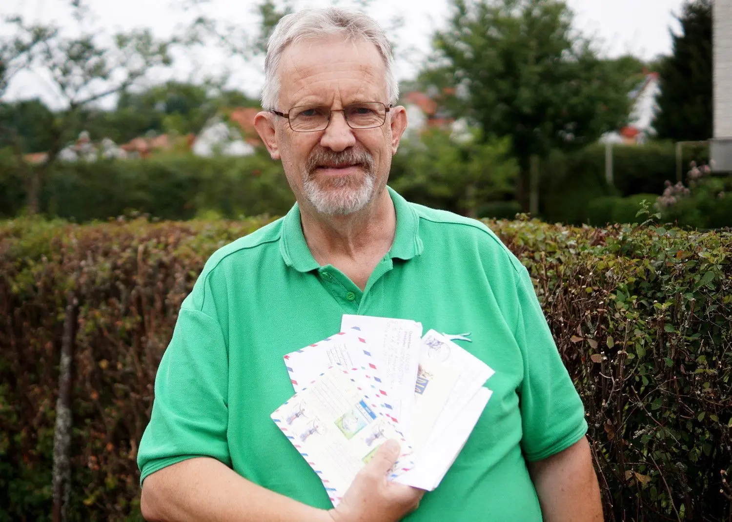 Steht bis heute mit Bewohnern des Katastrophengebiets im Briefkontakt: Elmar Kober.