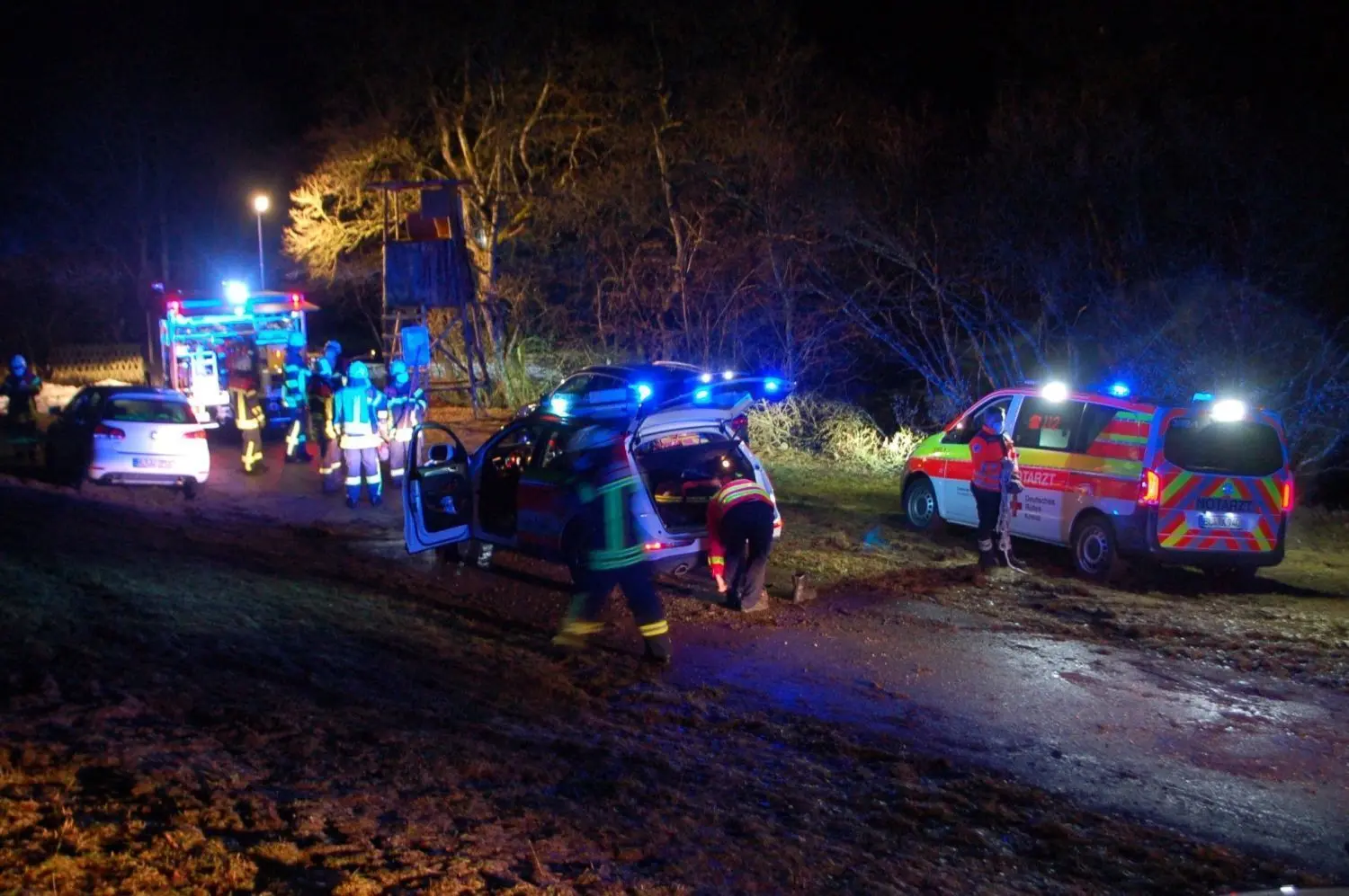 Vermisstensuche an der Lauchert: 150 Einsatzkräfte suchten am 1. Februar nach einem vermeintlich havarierten Kanufahrer. Dabei war der 54-Jährige die ganze Zeit wohlauf.