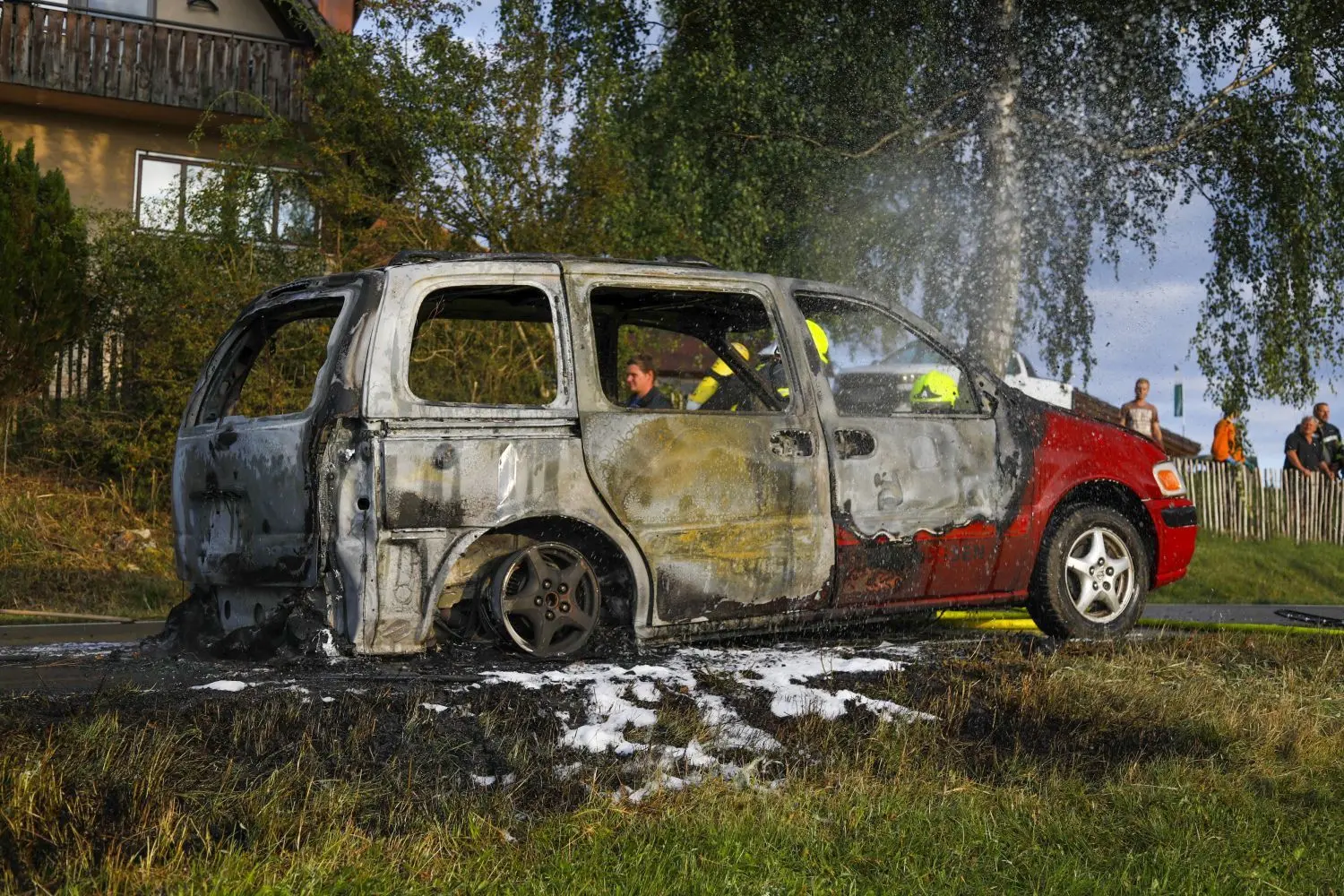 Feuerwehreinsatz am Schlater Buckel.
