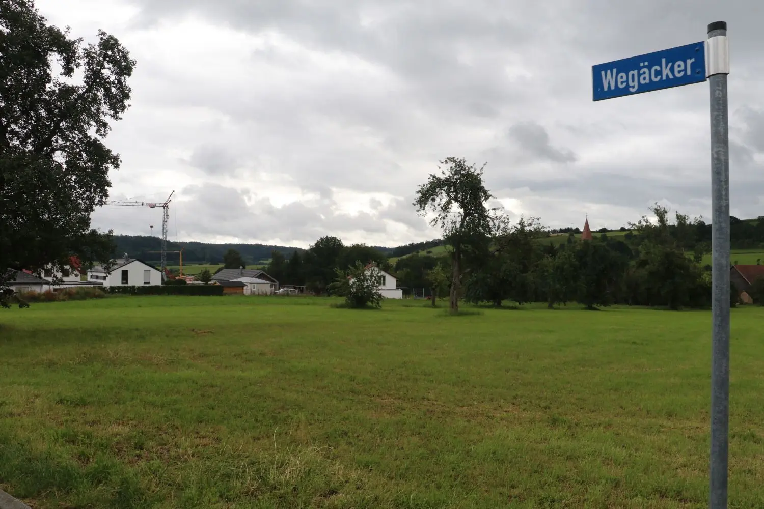 Das Baugebiet Wegäcker soll 2022 erschlossen werden.