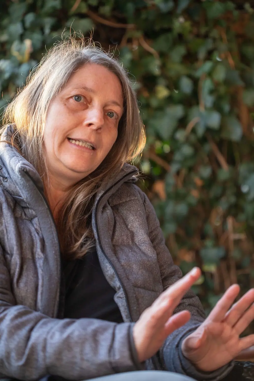 Simone Flohr von der Bürgerinitiative „Kein Gewerbepark Lautertal“.
