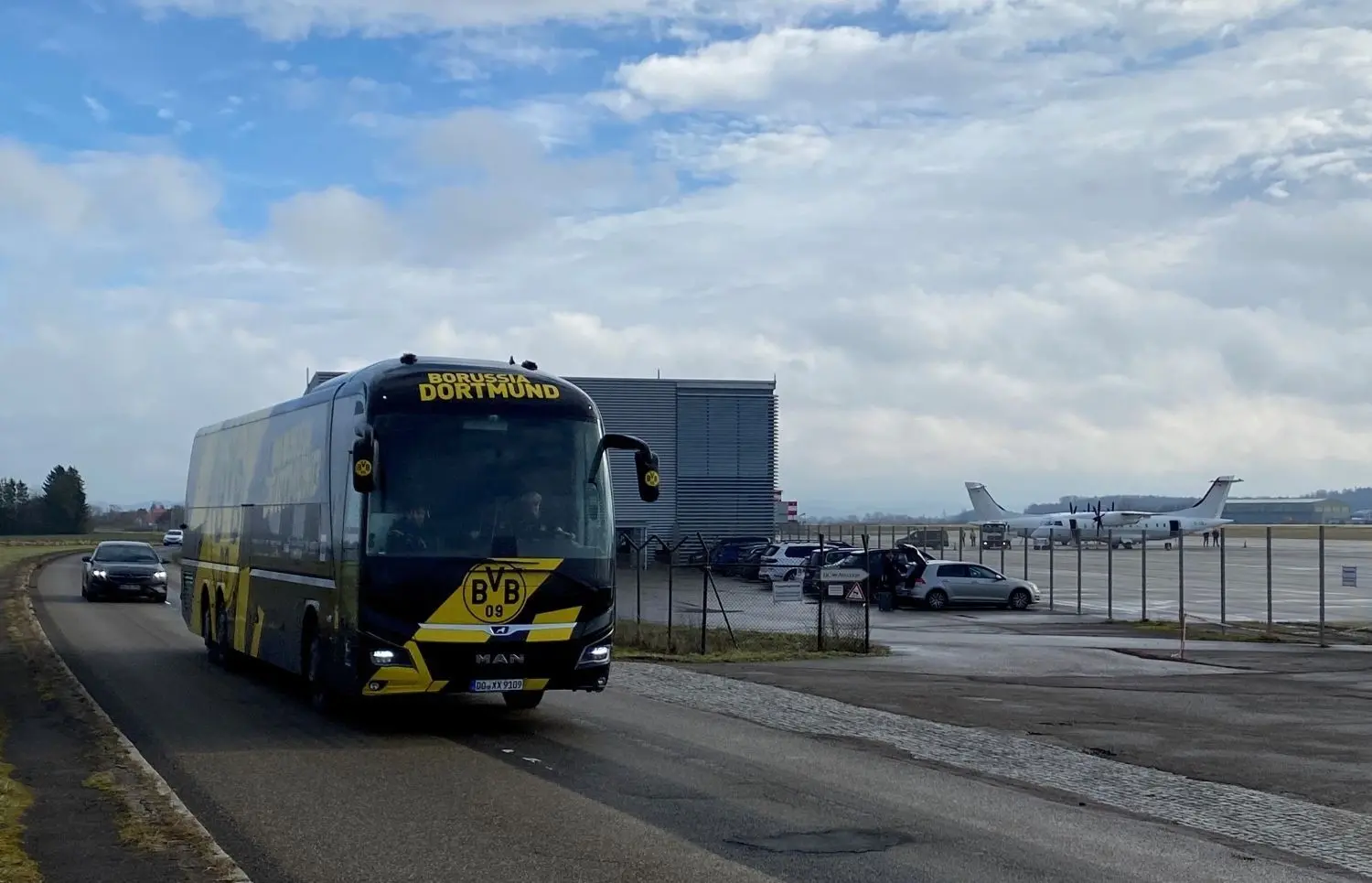 Der BVB-Bus fährt rasch weiter nach Heidenheim.