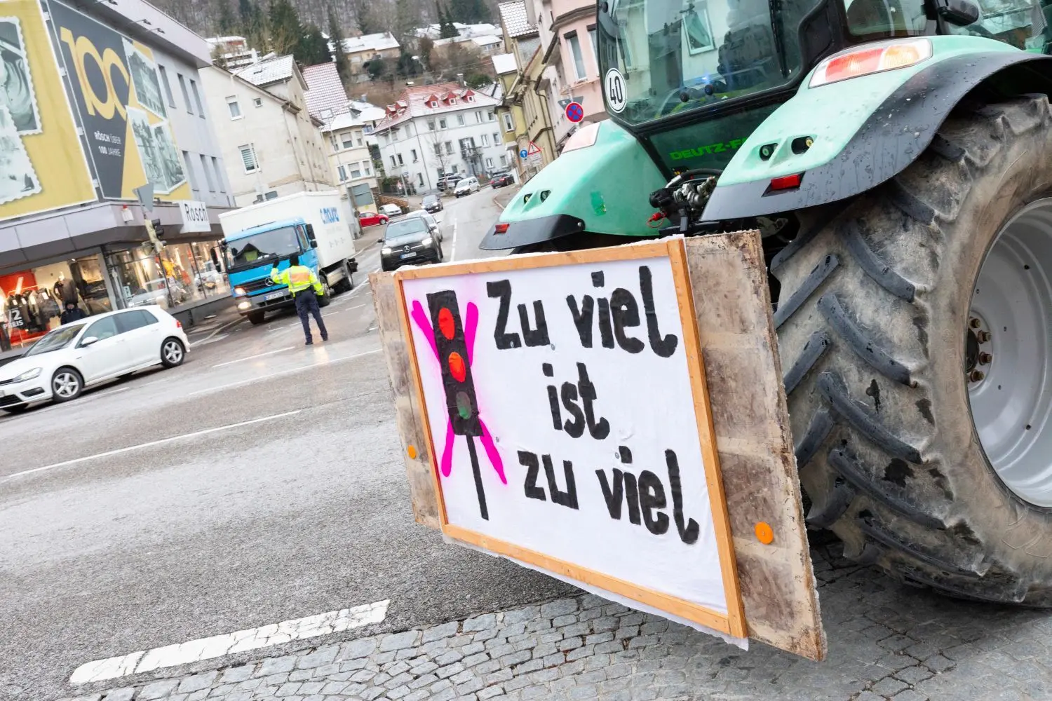 Die Demonstrationen fanden in Geislingen am Montagmorgen zwischen 9 und 12 Uhr statt.