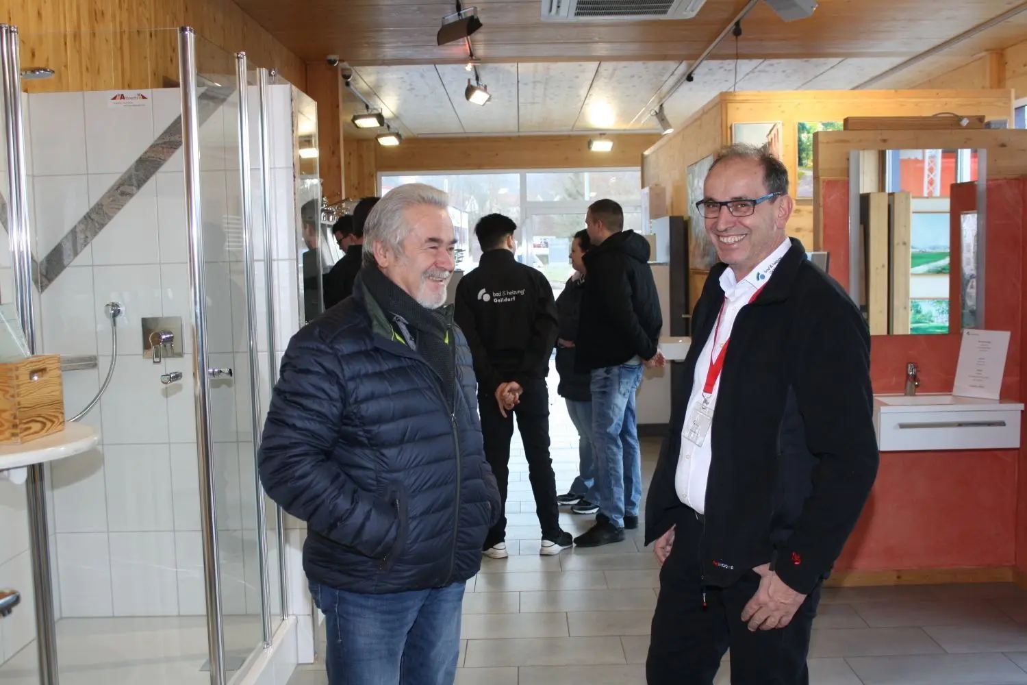 Initiator Ulrich Schneider (rechts) ist sehr zufrieden.