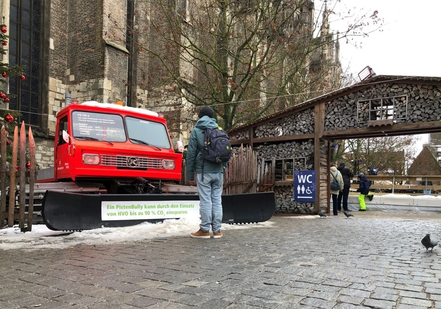Firmen-Sponsoring auf dem Ulmer Weihnachtsmarkt? Ist bei Pistenbully nicht der Fall, sagt Messechef Jürgen Eilts, sei aber unter Umständen durchaus denkbar.