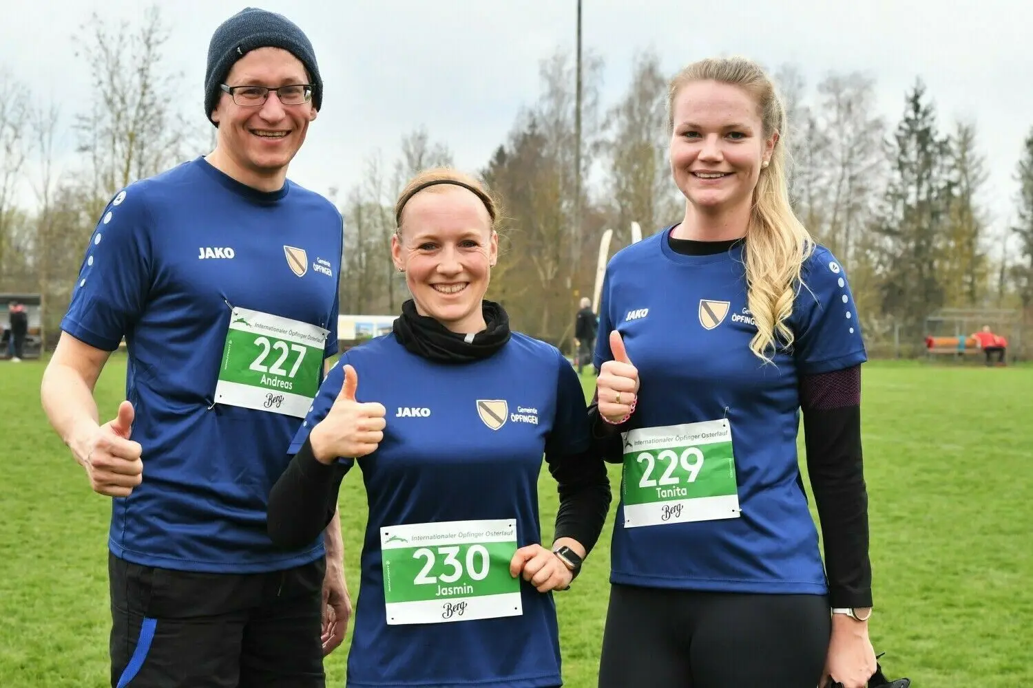 Das Öpfinger Rathausteam mit Bürgermeister Andreas Braun, Jasmin Ruppert und Tanita Rothenbacher.