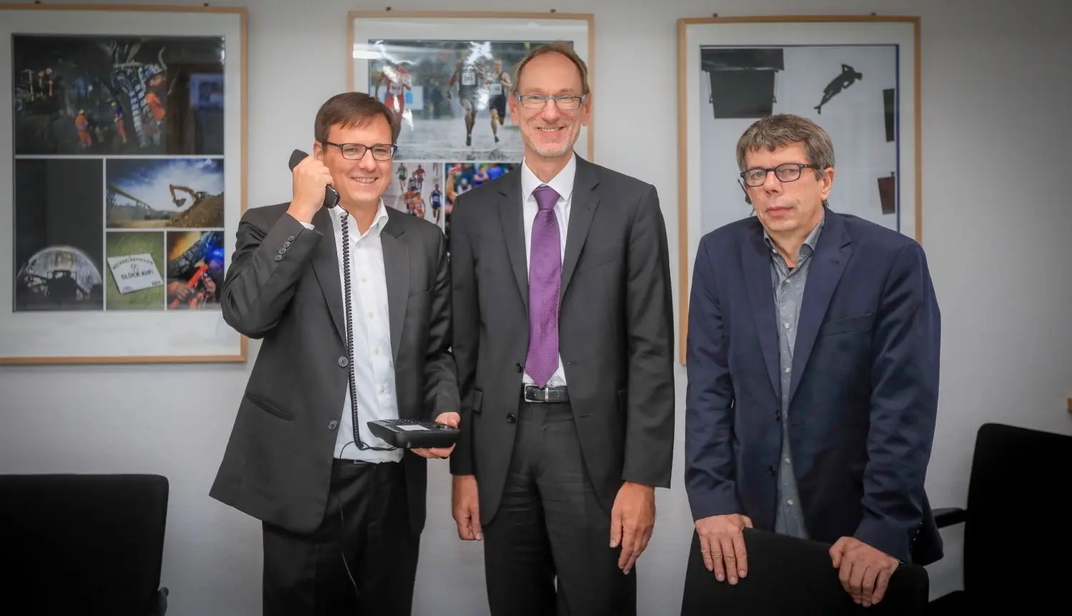 Unsere Experten: (v. li): Daniel Bauer, Frank Schöndorf, Peter Klipp.⇥ 