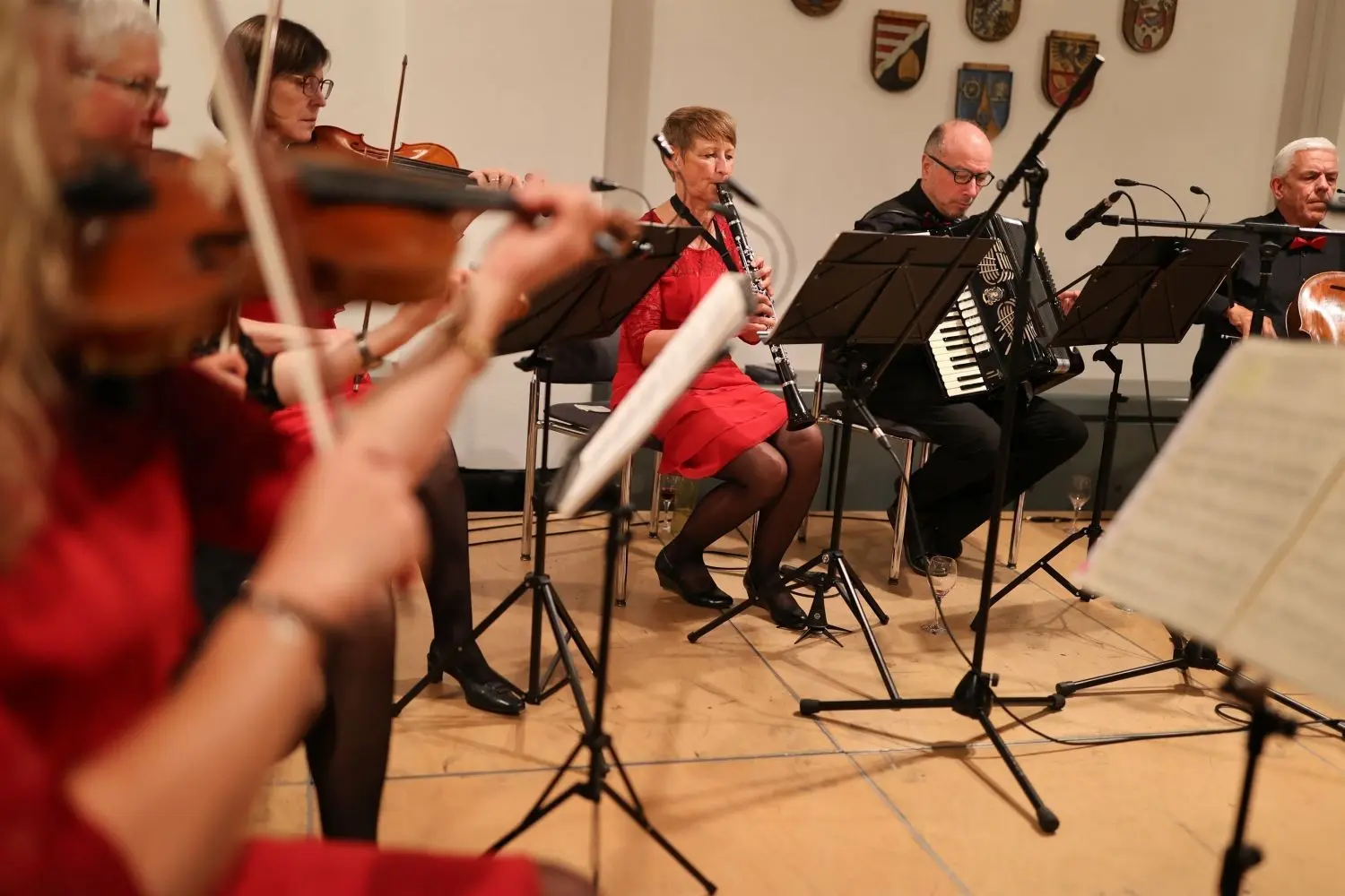 Die Besucherinnen und Besucher genossen bis weit nach Mitternacht ein abwechslungsreiches Musikprogramm in der Vöhlinstadt.