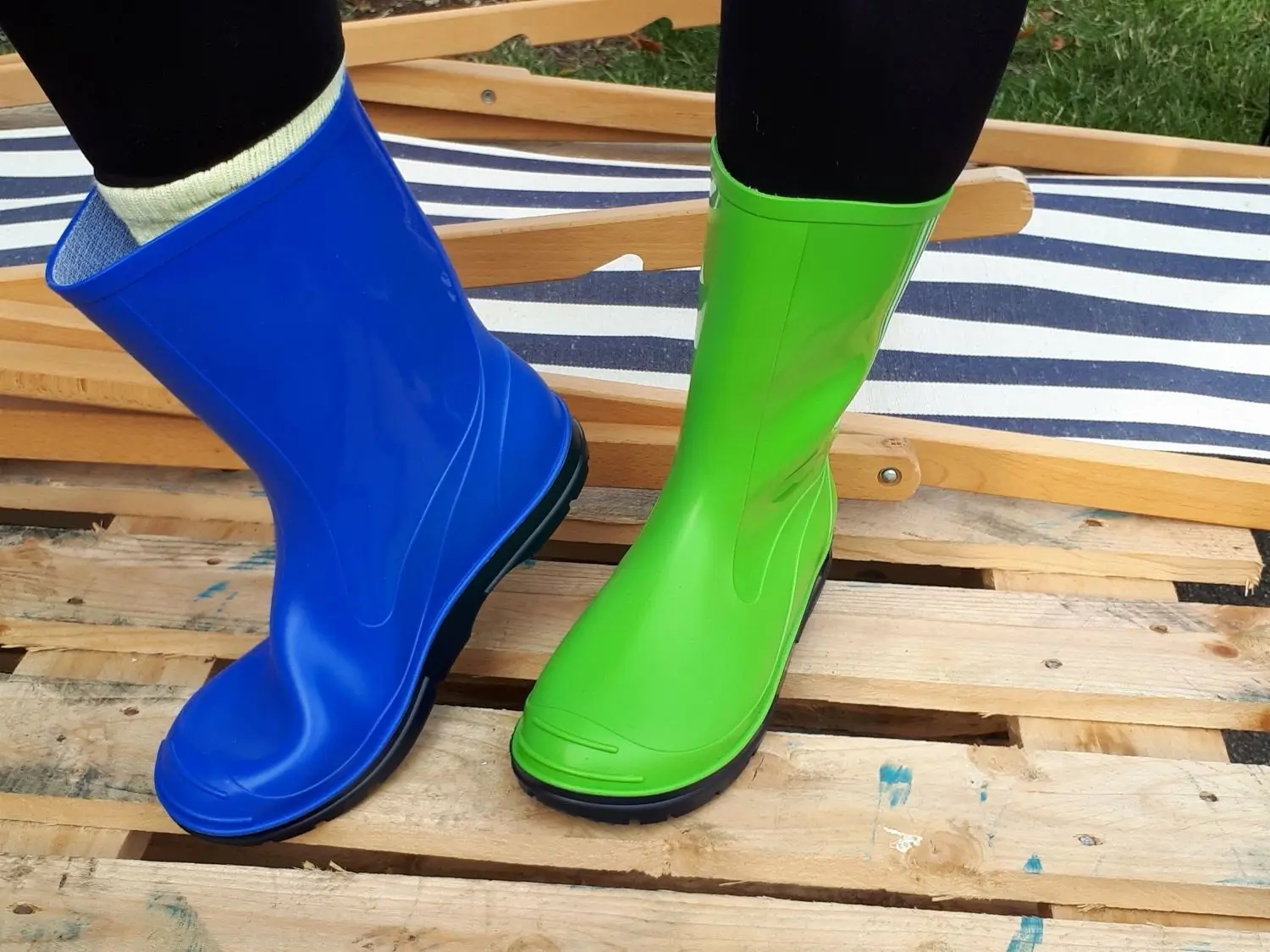 Hoffentlich bleiben die Gummistiefel nur modisches Accessoire.