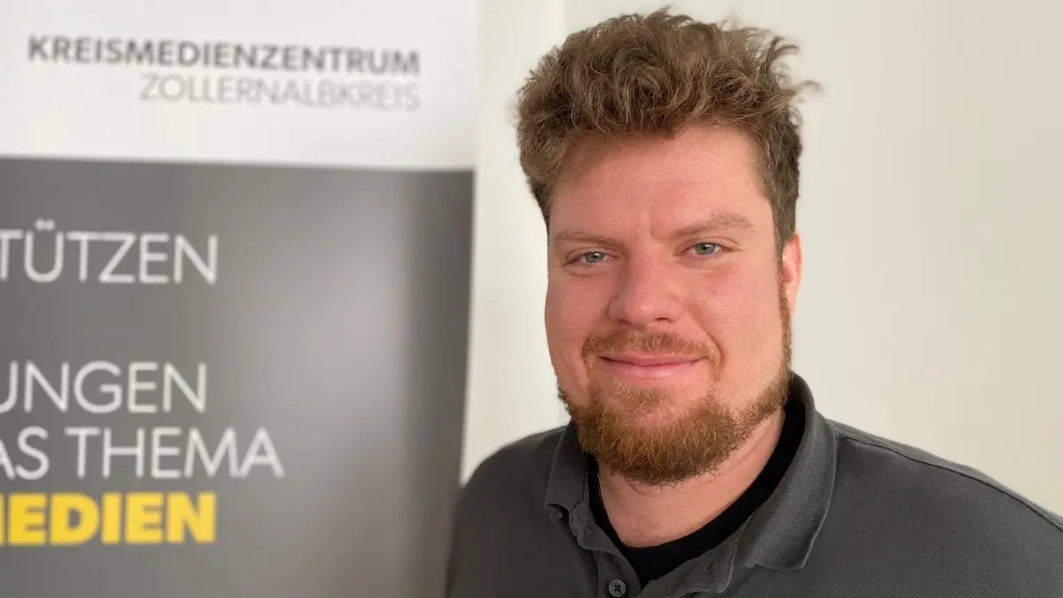 Tobias Gäckle-Brauchler arbeitet seit Januar 2021 im Kreismedienzentrum in Albstadt. Am 9. Februar hält der Medienpädagoge einen Vortrag in der Zehntscheuer in Balingen. Ein Thema dort: Computerspiele.
Tobias Gäckle-Brauchler