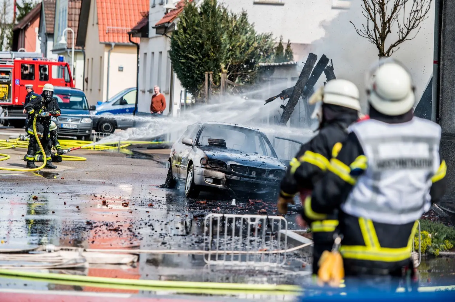 Großeinsatz der Feuerwehr in Eislingen.