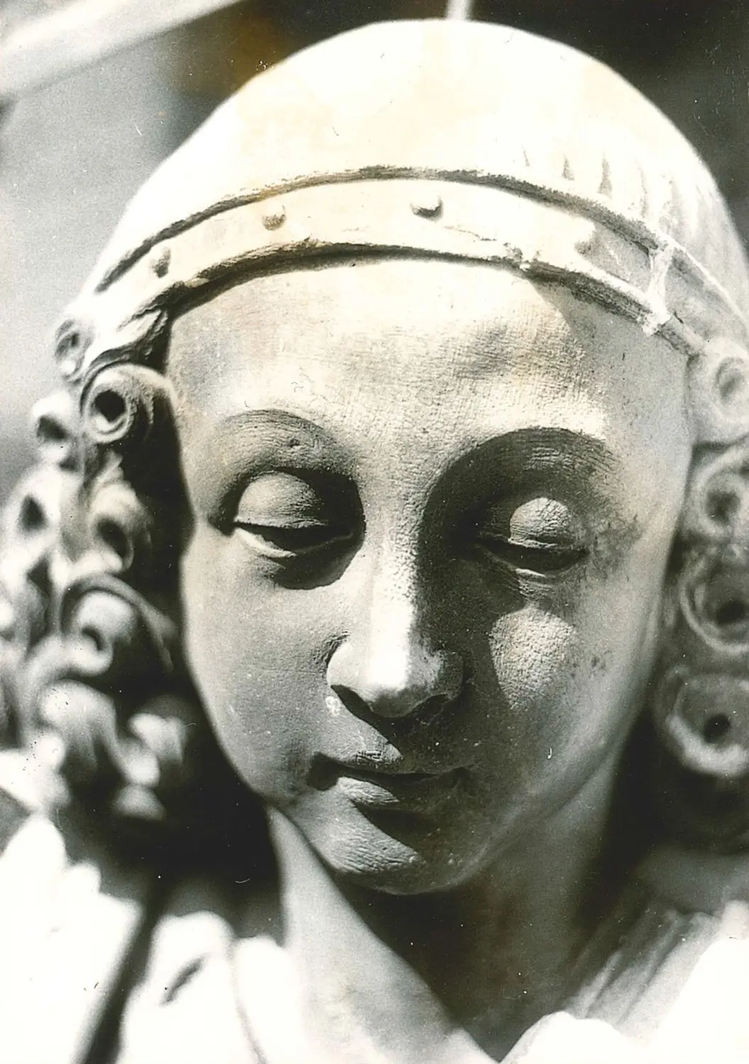 Filigrane Gesichtszüge: So sah der St. Michael früher aus.