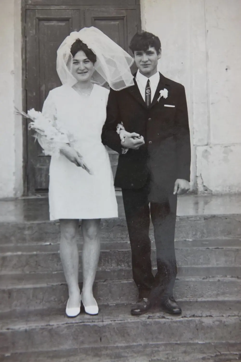 Nina und Alexander Schreiber am Tag ihrer Hochzeit.