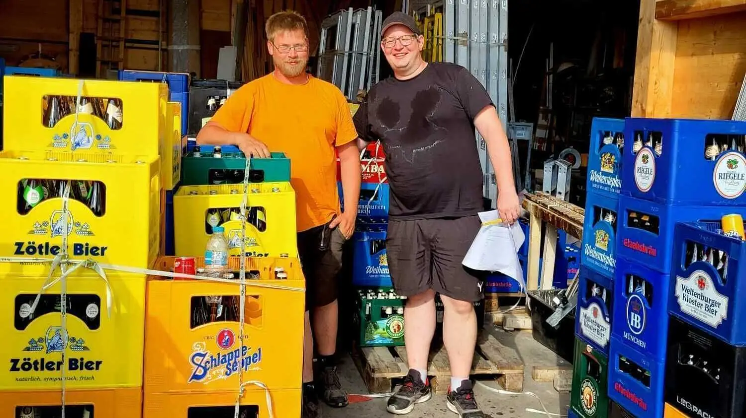 Der Dritte im Bunde: Daniel Jockisch (rechts).