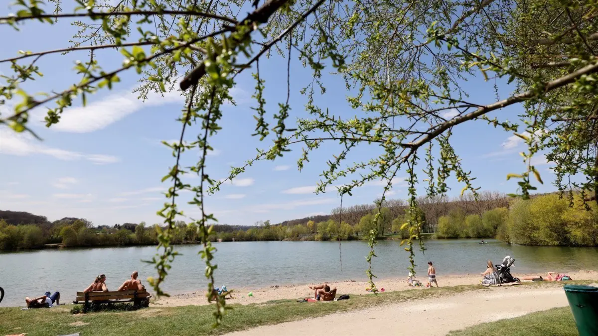 Der Aileswasensee nei Neckartailfingen.
Aileswasensee
