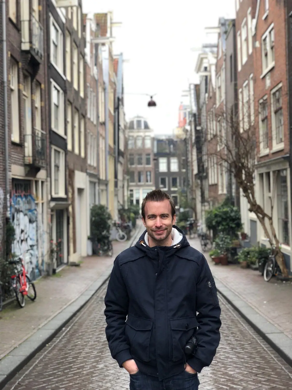 Als Unternehmer und Dozent ist Andreas Buchenscheit viel unterwegs – etwa in Amsterdam. ⇥