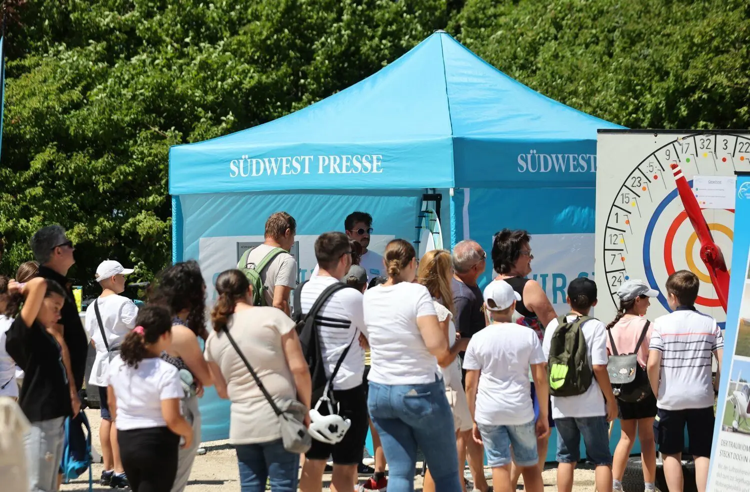Großes Interesse am Stand der SÜDWEST PRESSE.