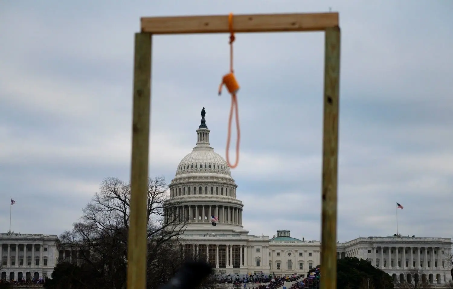Trauma für die amerikanische Demokratie: der Sturm auf das Kapitol. ⇥