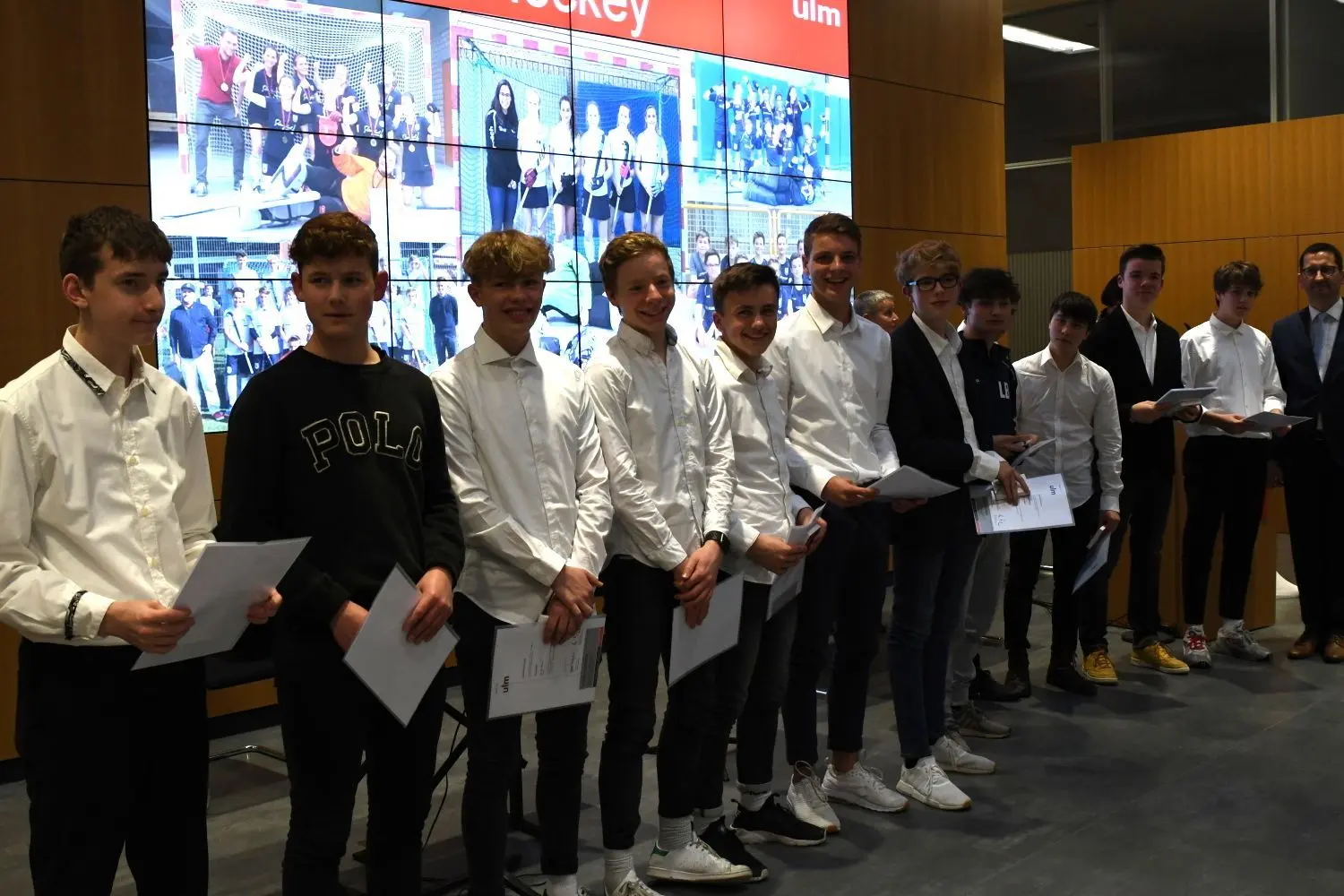 Die männliche Jugend B des SSV Ulm 1846 (Baden-Württembergischer Meister Verbandsliga Feld 2018).