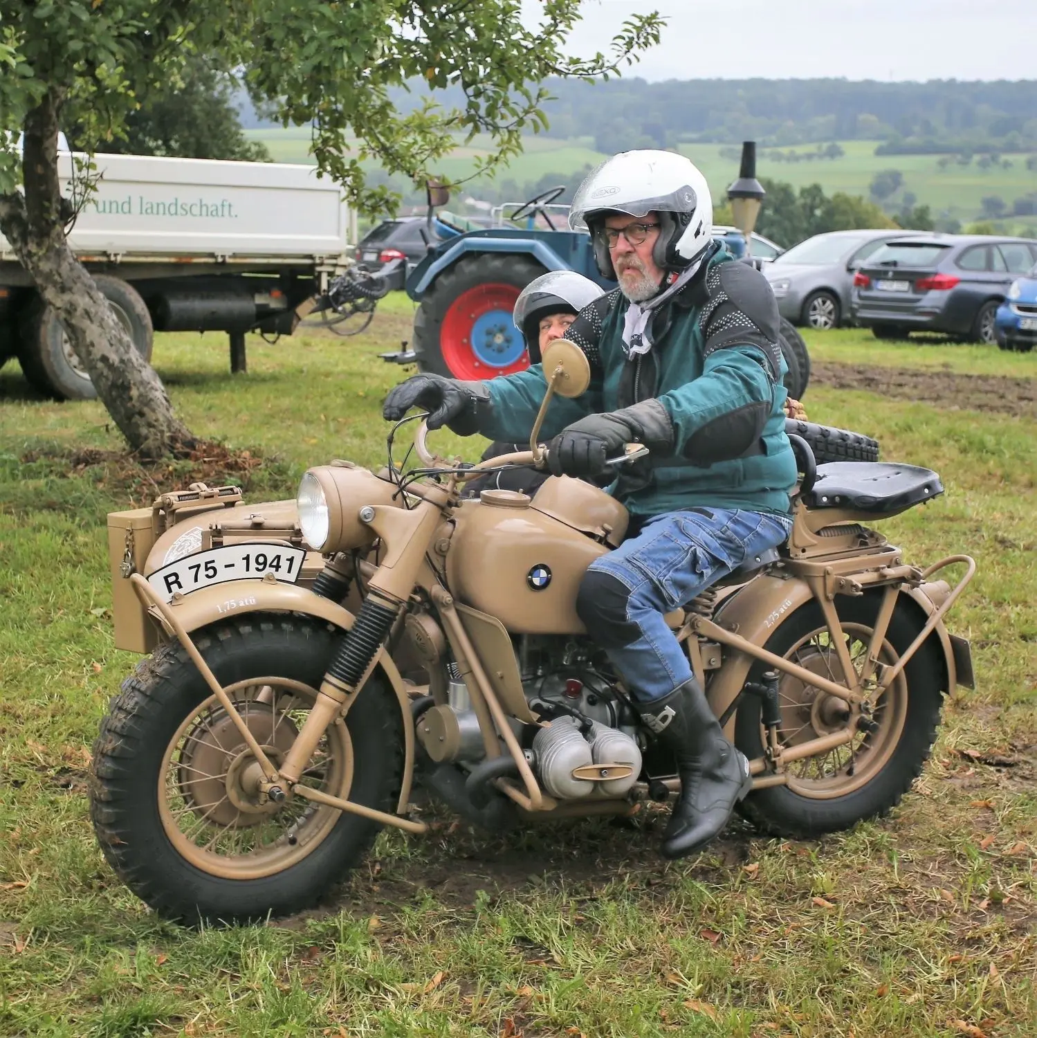 Auch Motorad-Oldtimer waren bei den Pflugtage zu sehen.
