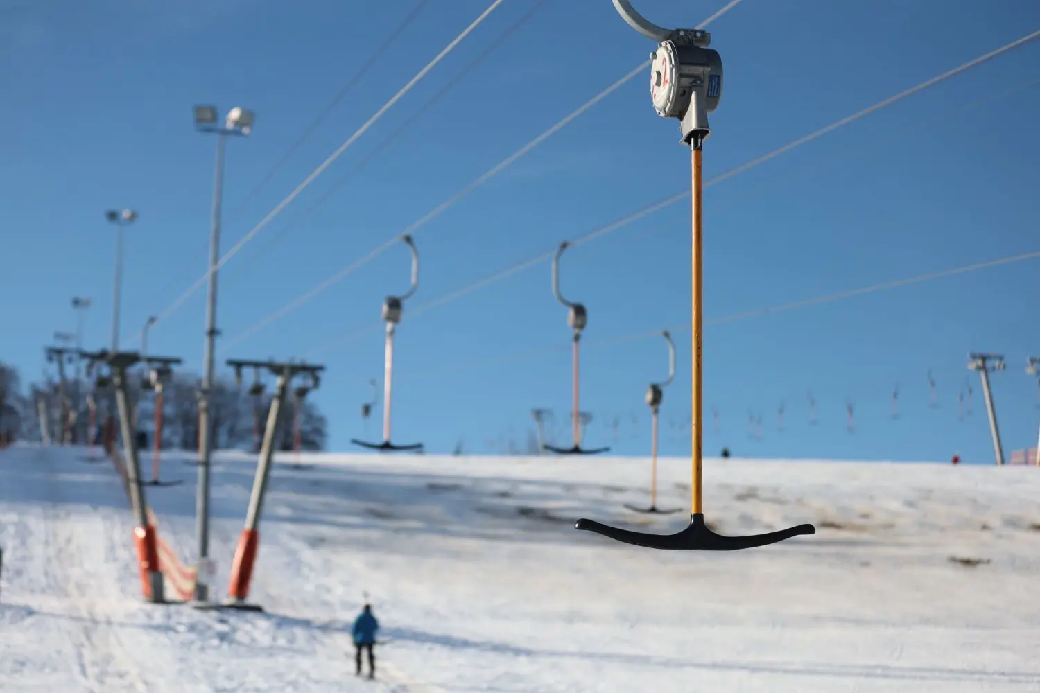 In Donnstetten läuft seit 6. Januar der Lift. Wie lange die Piste noch hält, ist unsicher.