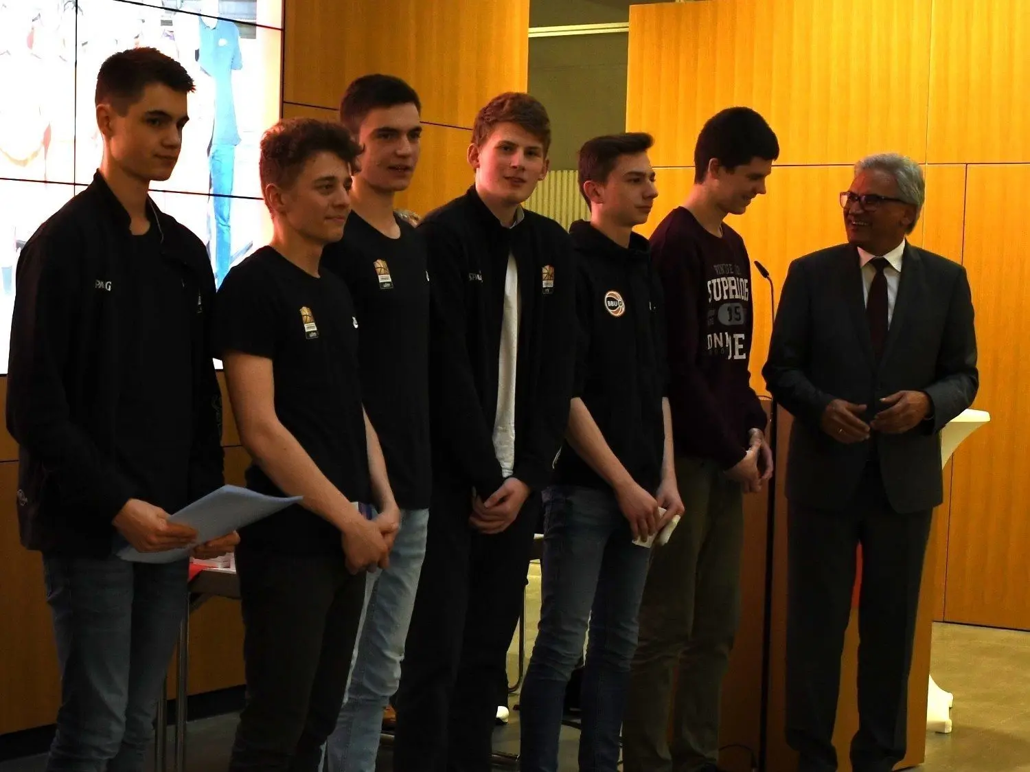 Die Basketballer der BBU‘ 01 – sie wurden Baden-Württembergischer Meister U16.