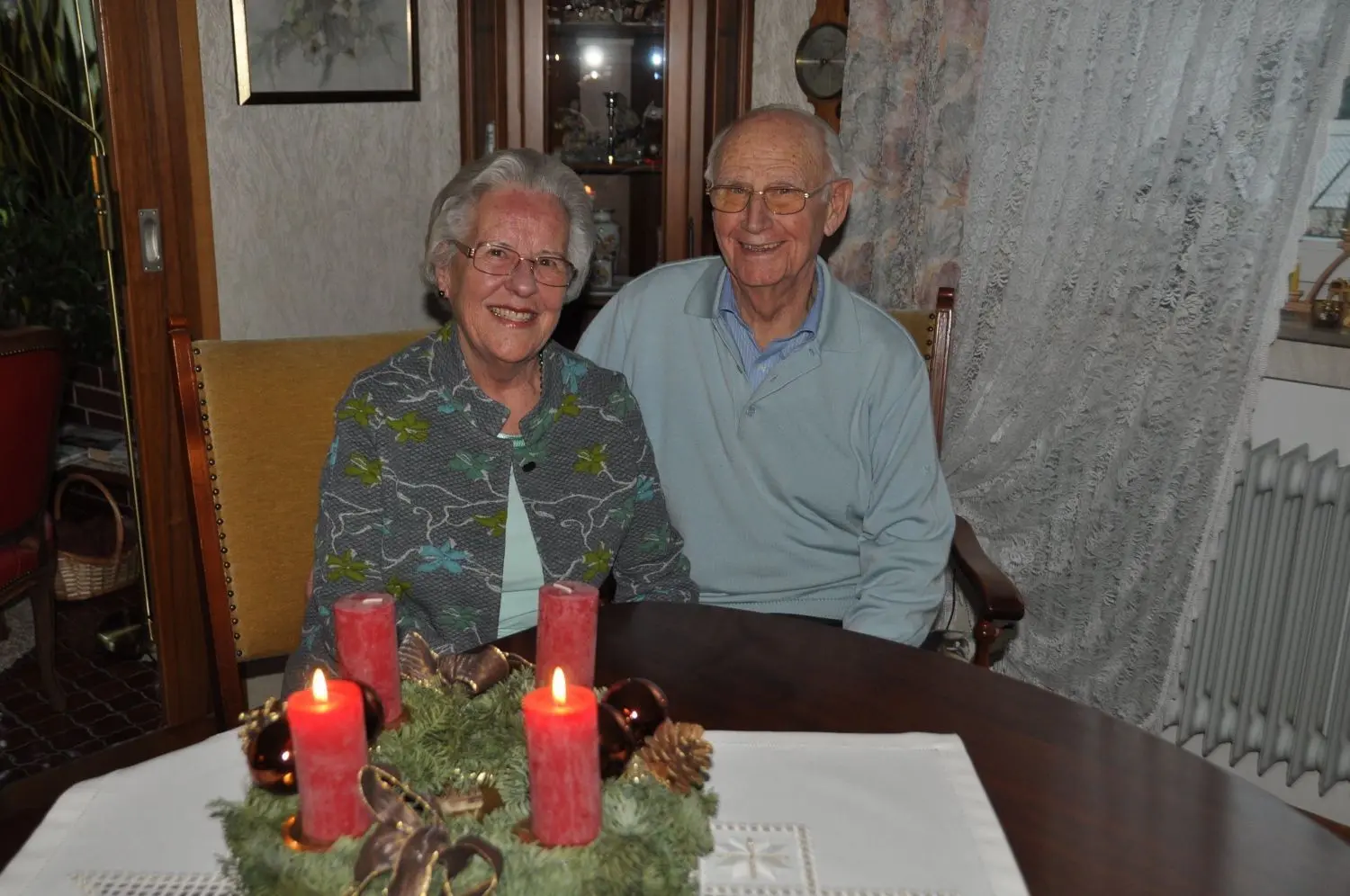 Dr. Rudolf Becker und Christel Becker feiern Diamantene Hochzeit.⇥