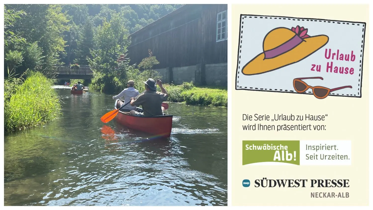 Gemütlich und doch auch spritzig: Kanufahrten auf der idyllischen Lauter beginnen in Bichishausen.