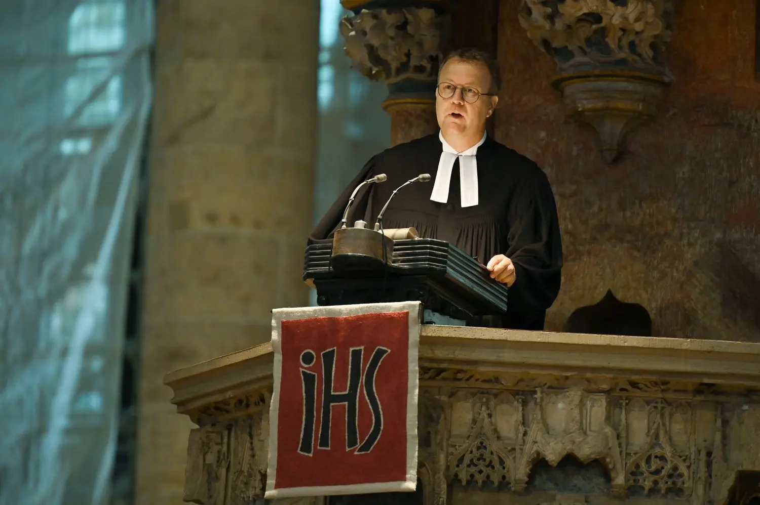 Erste Predigt des neuen evangelischen Ulmer Dekans Torsten Krannich im Münster.