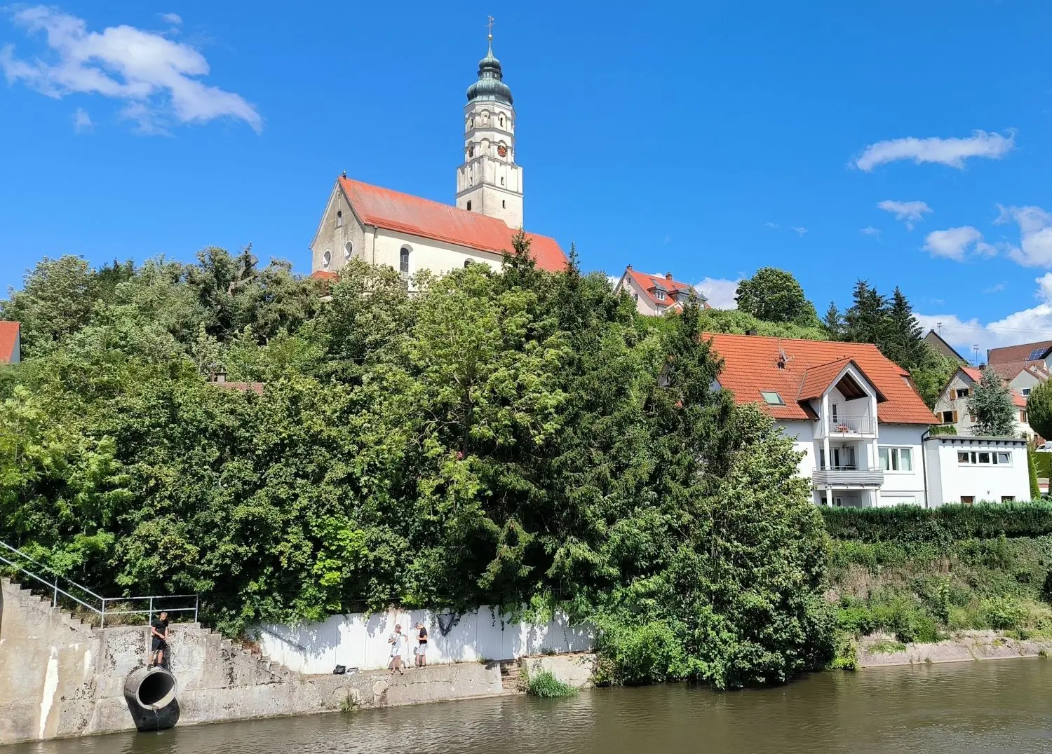 Wunderschöner Blick auf Öpfingen.