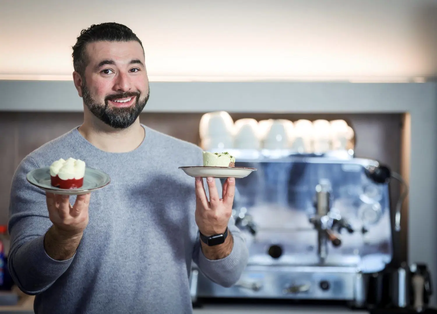 Geschäftsführer Massimo Forgione will mit seinen Desserts „die Welt versüßen“.