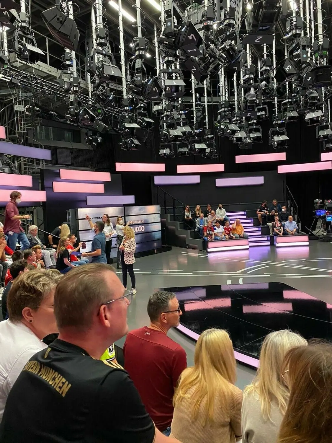 Blick ins ZDF-Studio in Mainz. Von hier aus wurde am Samstagabend das Sportstudio ausgestrahlt.