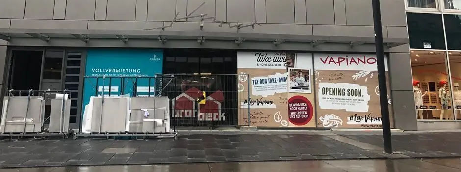Italienische Restaurantkette Vapiano öffnet im August in Ulm