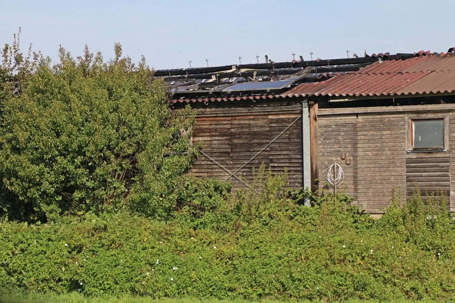 Ein Brand hat auf einem landwirtschaftlichen Anwesen im Nerenstetter Ortsteil Wettingen großen Schaden angerichtet.