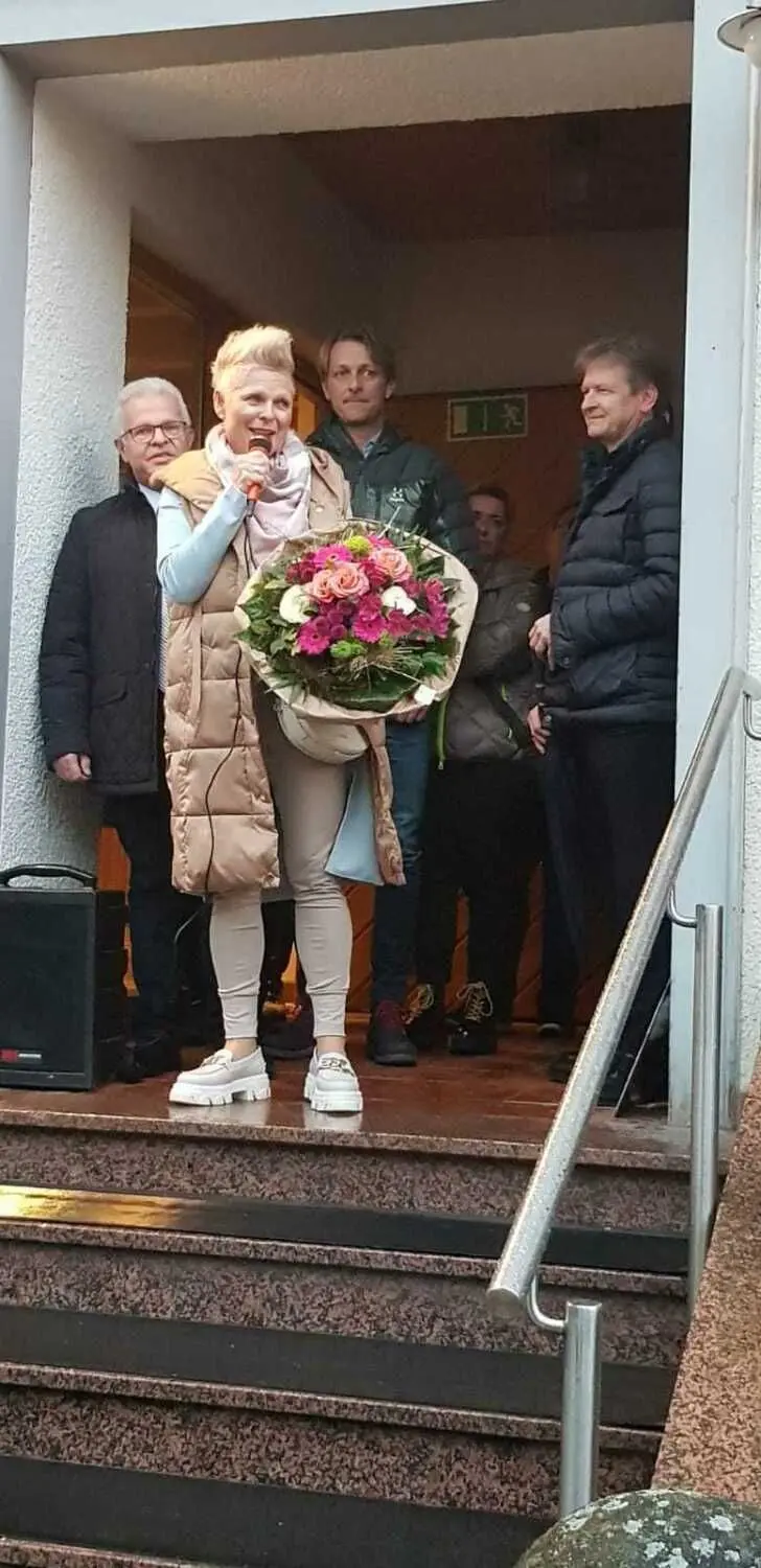 Silke Edele bedankt sich bei den Wählern fürs Vertrauen.