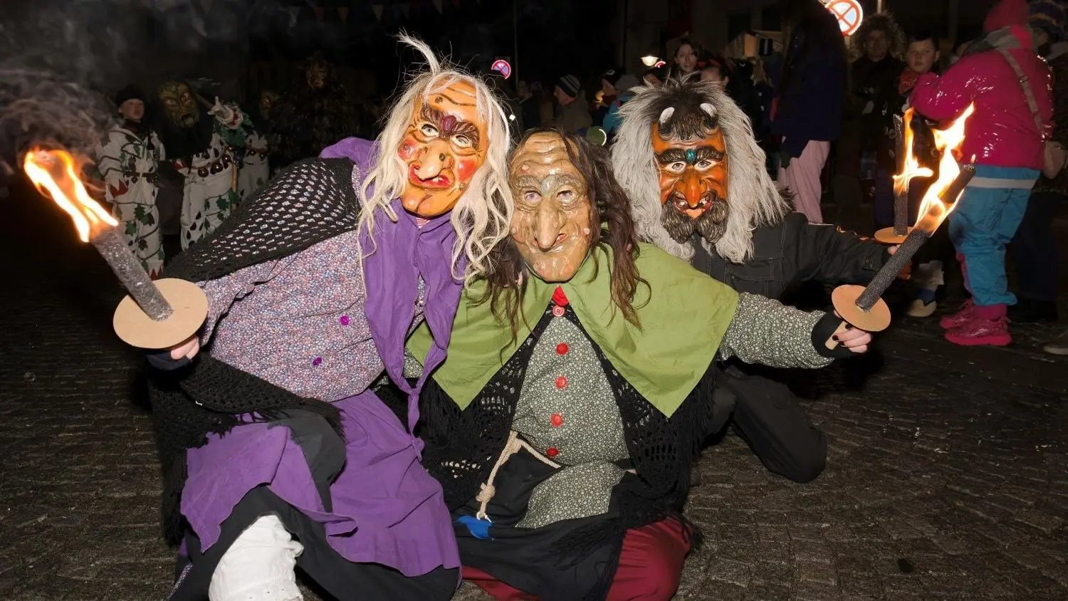 Schaurige Gestalten bevölkerten die Nacht ...