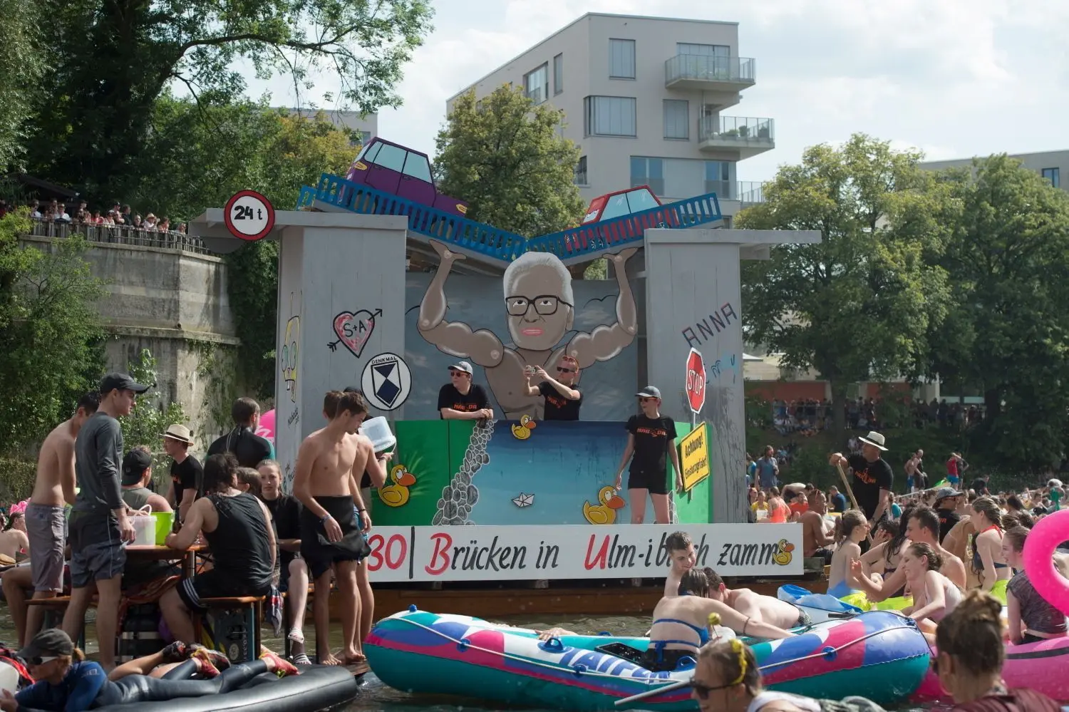 Mit dem Thema „Brücken in Ulm - i brech’ zamma“ landete Fan-Attack-Ulm vor zwei Jahren auf dem ersten Platz.