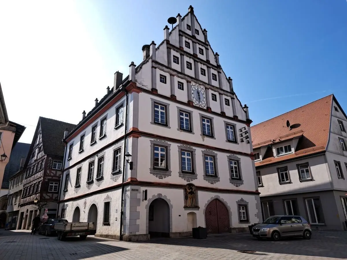 Das Munderkinger Rathaus vor der Sanierung.