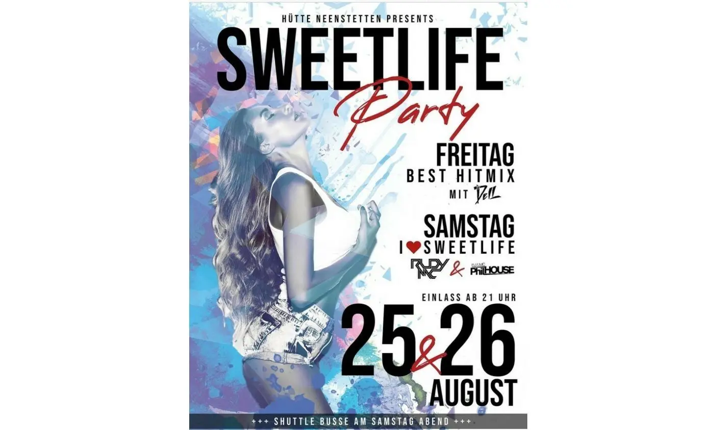 Auch hier finden die Werbemelder: Eine tanzende Person darf selbstredend Werbung für eine Party machen. Das Bild suggeriere durch die Haltung der – leicht bekleideten – Frau allerdings deutlich, dass sie sich anbiete, zu haben sei. Durch diese Sexualisierung sei das Bild auch sexistisch.